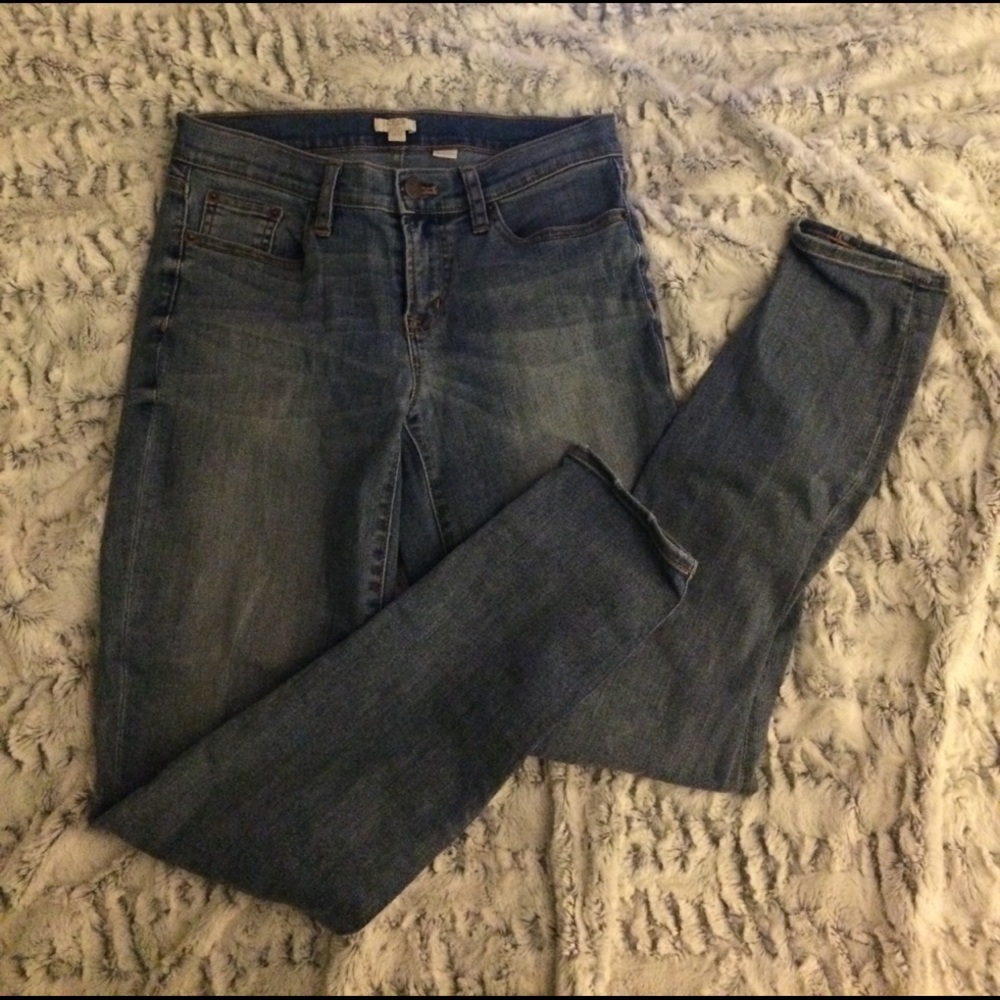 JCREW LIGHT WASH SKINNY JEANS