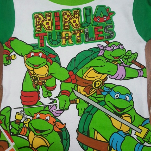 Boys NINJA TURTLES Pajama Set NEW! - Picture 2 of 4