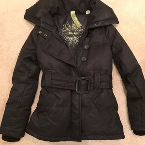 A down jacket and water resistant, size M