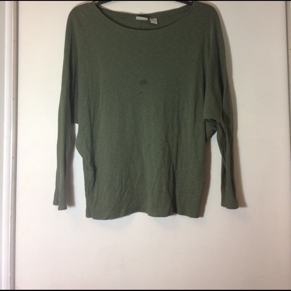 Olive green long sleeve tee
