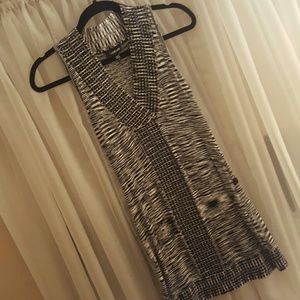 Black and white, night out dress