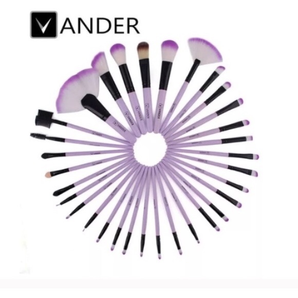32pcs Purple Makeup 💄Brushes - Picture 2 of 4