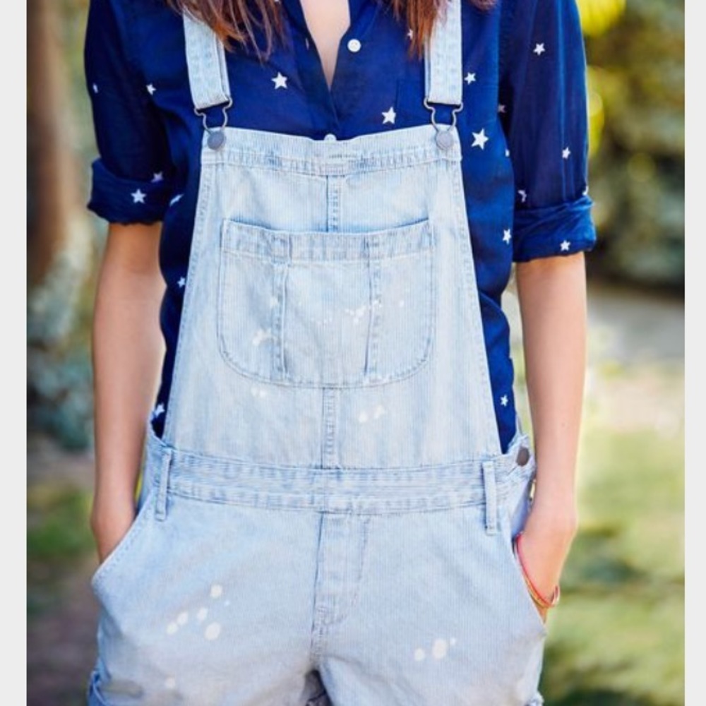 Old navy stripe overalls