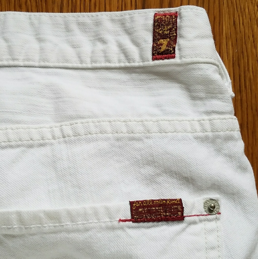 White 7 For All Mankind  jeans