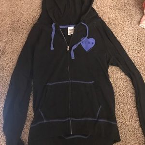 Black hoodie from Victoria's Secret PINK