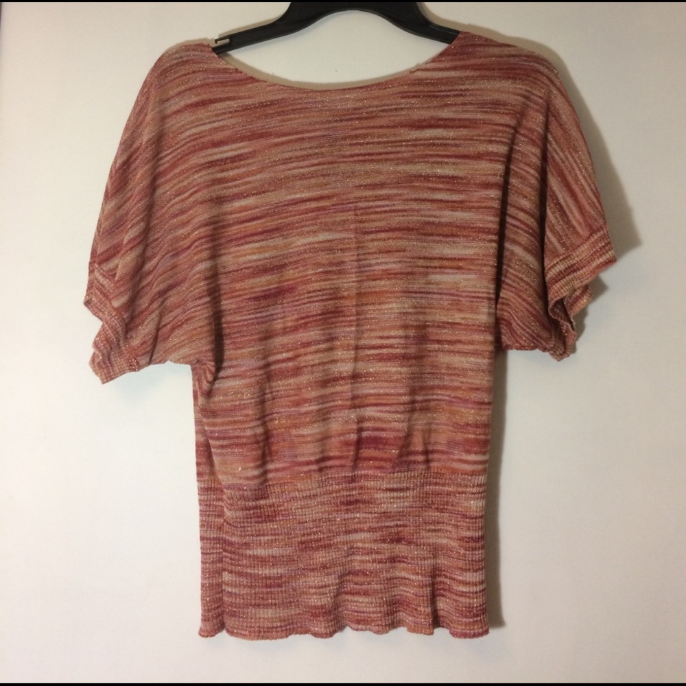 Wide neck dress shirt.