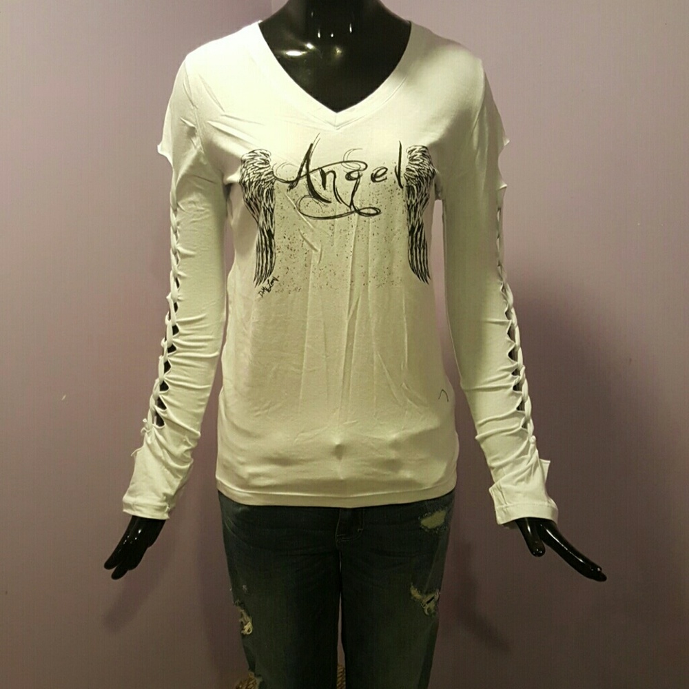 😕( sold)  New cute angel top😕