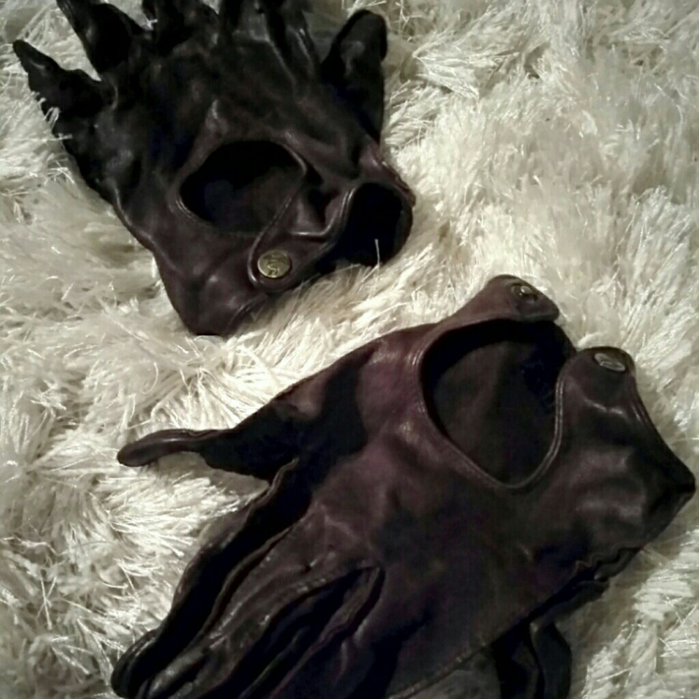 Robert Graham brown leather men glove