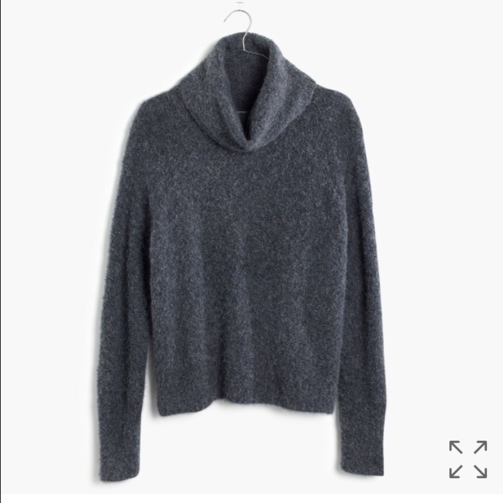 Madewell Roundtrip Turtleneck Grey Sweater
