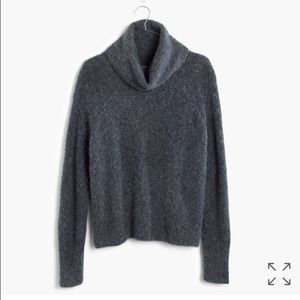 Madewell Roundtrip Turtleneck Grey Sweater