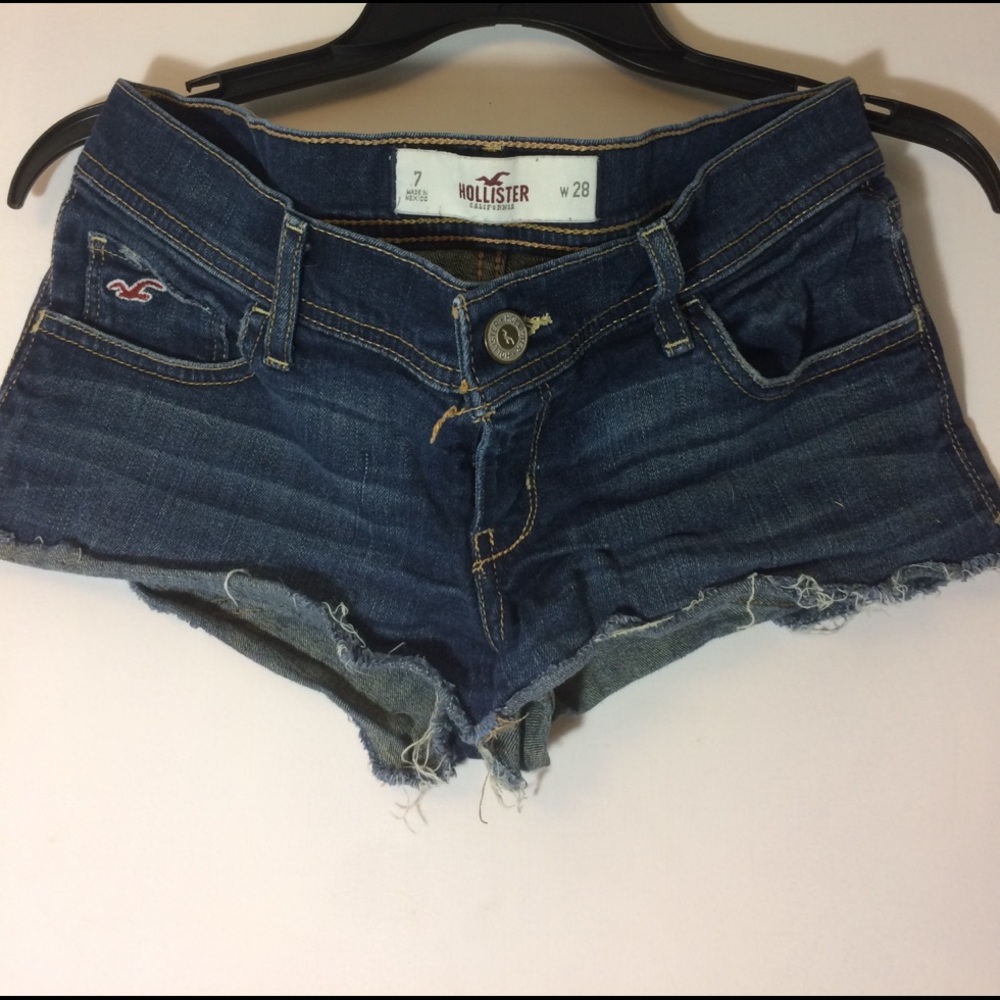 Blue jean shorts