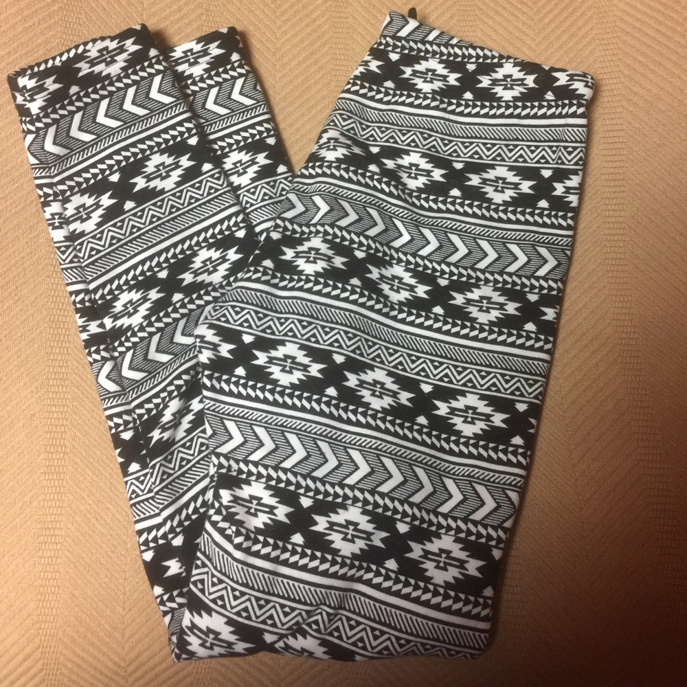 Tribal Fleeced Leggings