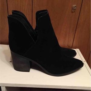 Black Cut Out Booties