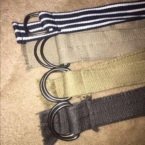 ▫️ Bundle of 4 men's belts, size 32.