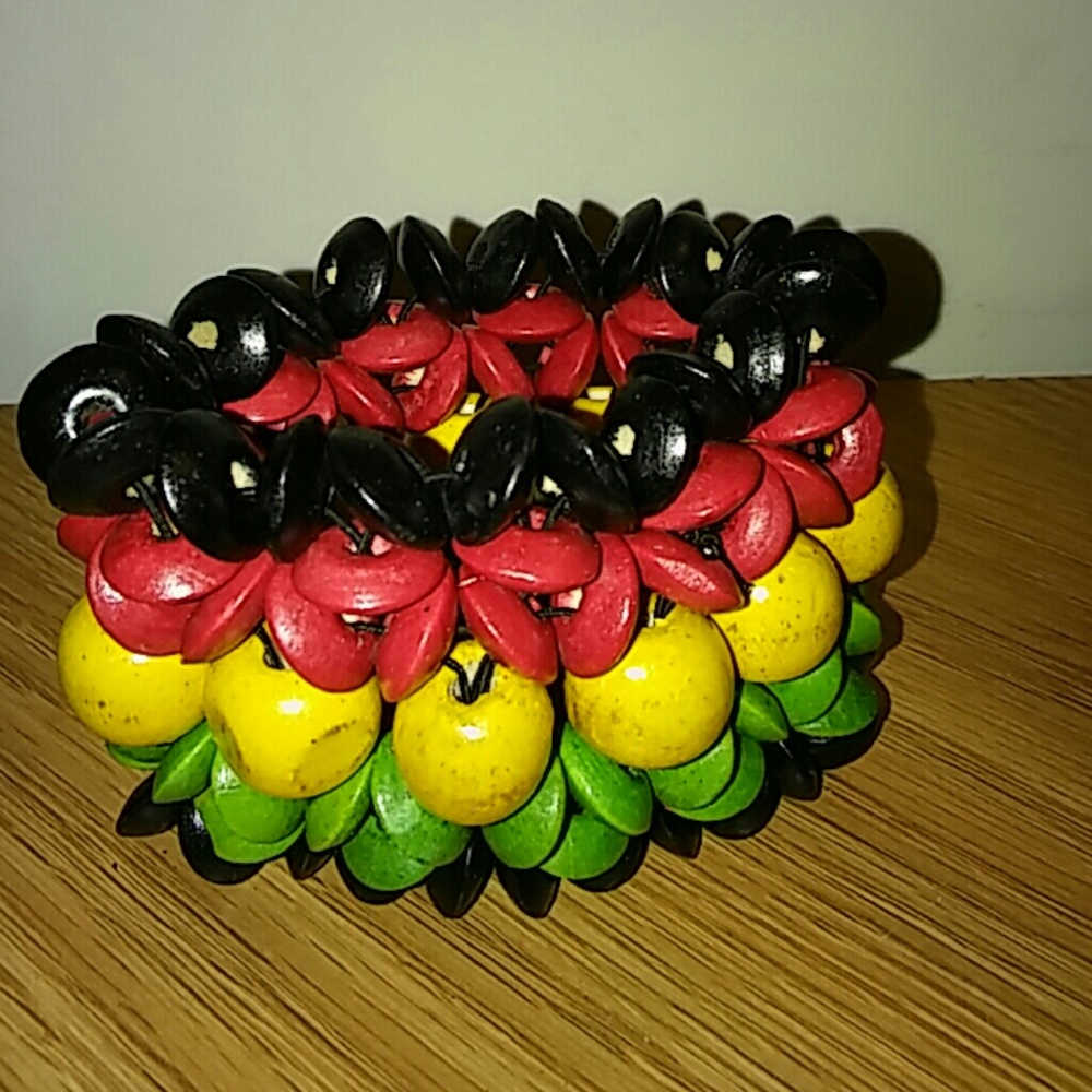 Rasta beaded bracelet