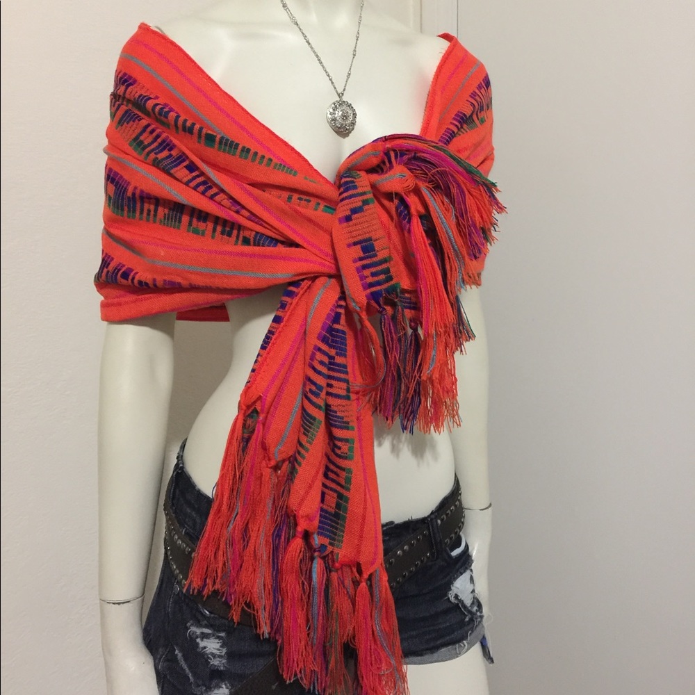 New. Hand made Shawl / Rebozo - Picture 3 of 12