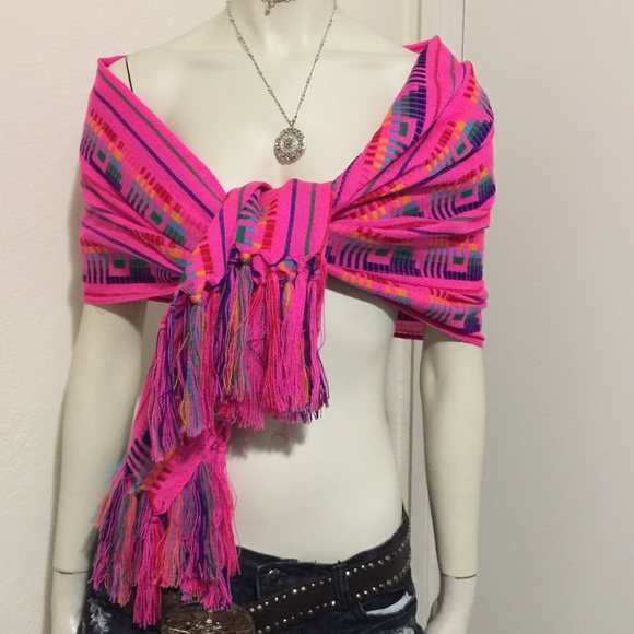 New. Hand made Shawl / Rebozo - Picture 4 of 12