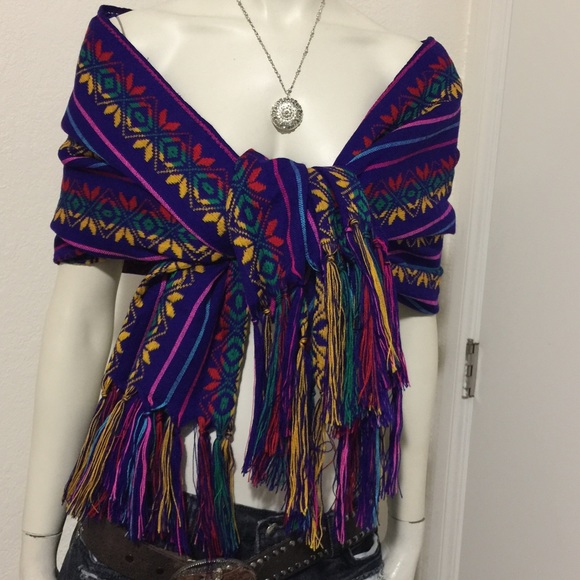 New. Hand made Shawl / Rebozo - Picture 7 of 12