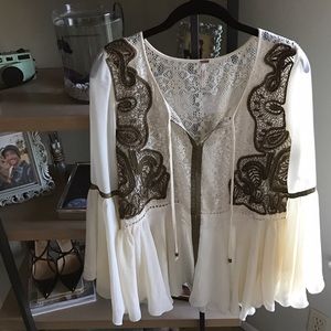 🆕 Free People Golden Moments Lace Tunic w/o tags