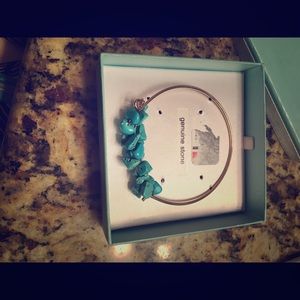 Turquoise stone bangle