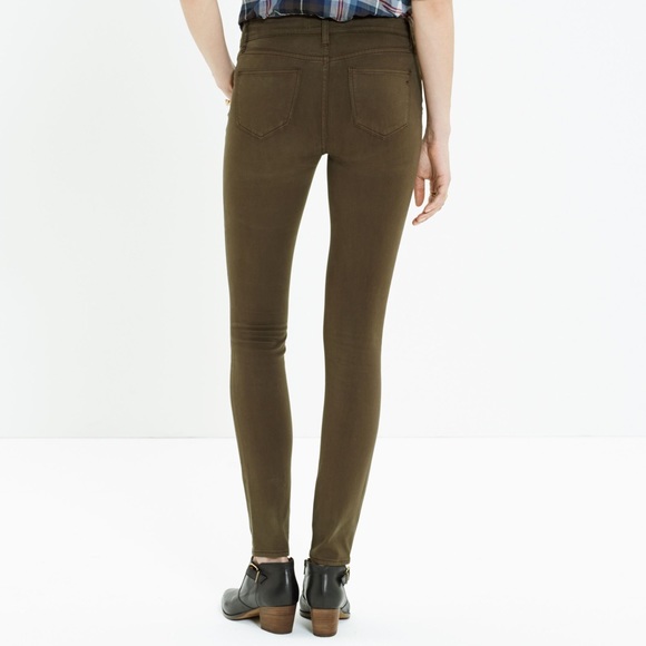 Classic Olive Madewell Skinny Skinny Ankle Jeans - Picture 1 of 3