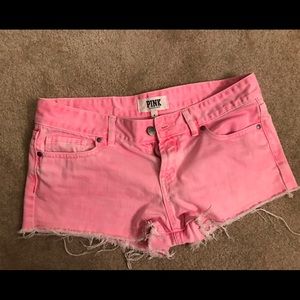 Hot Pink Victoria's Secret shorts