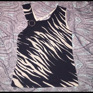 Zebra print Tank top