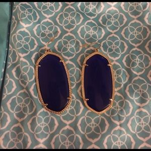 Kendra Scott Danielle earrings cobalt