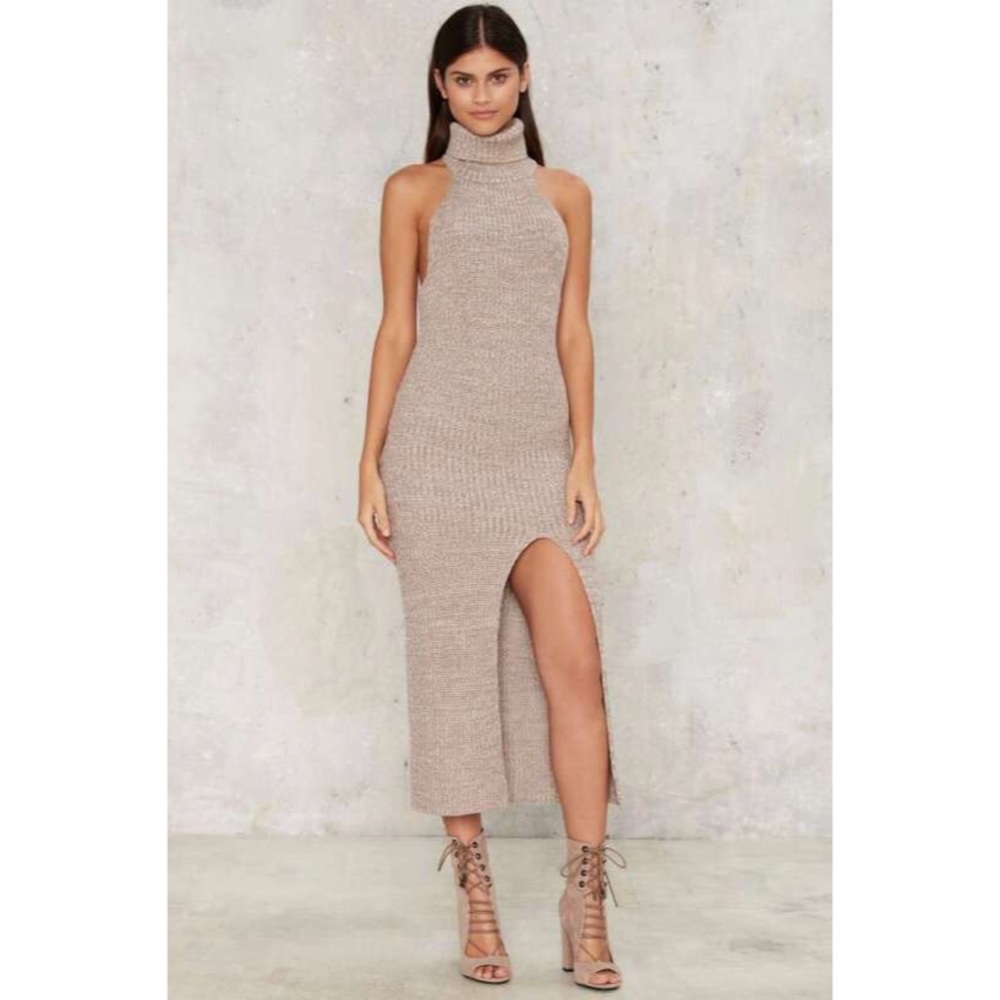 Nasty Gal Nightwalker sweater maxi