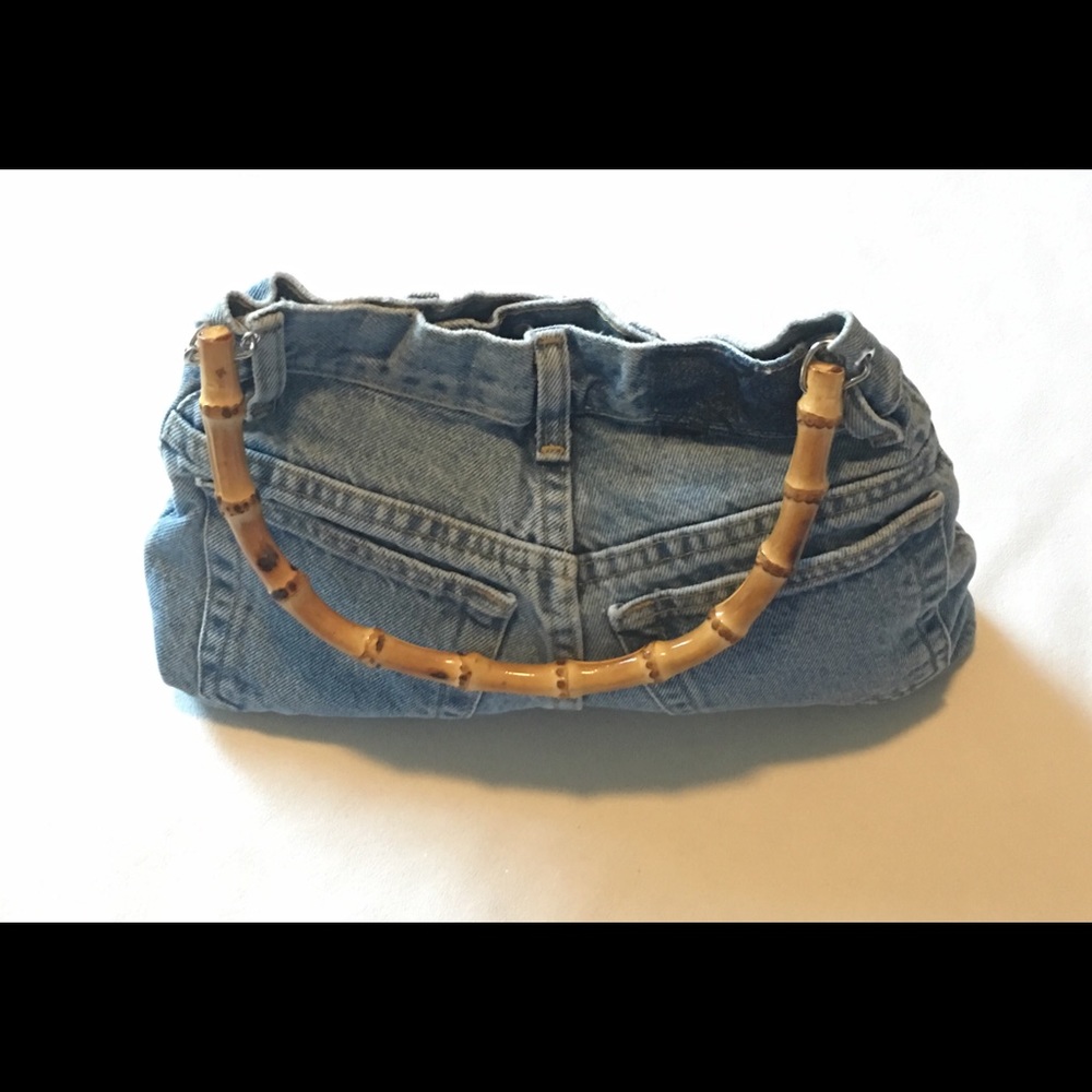 Denim handbag