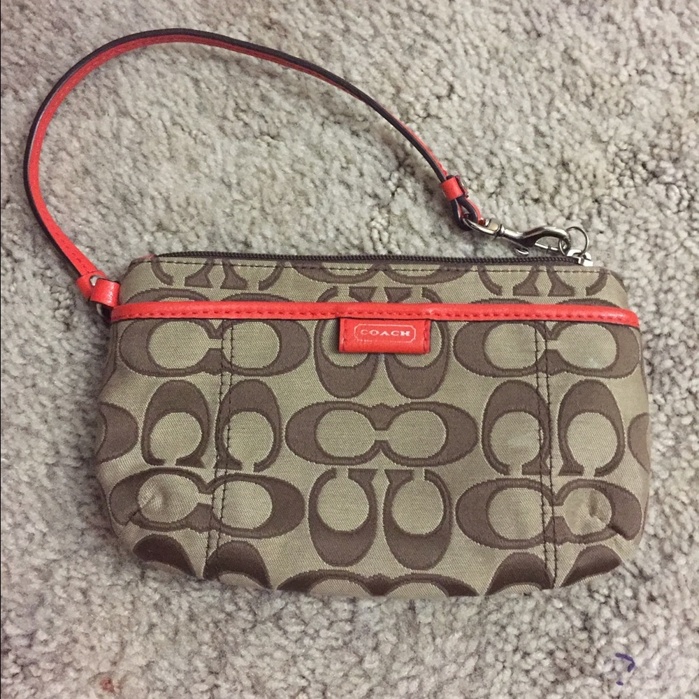 Authentic coach wristlet