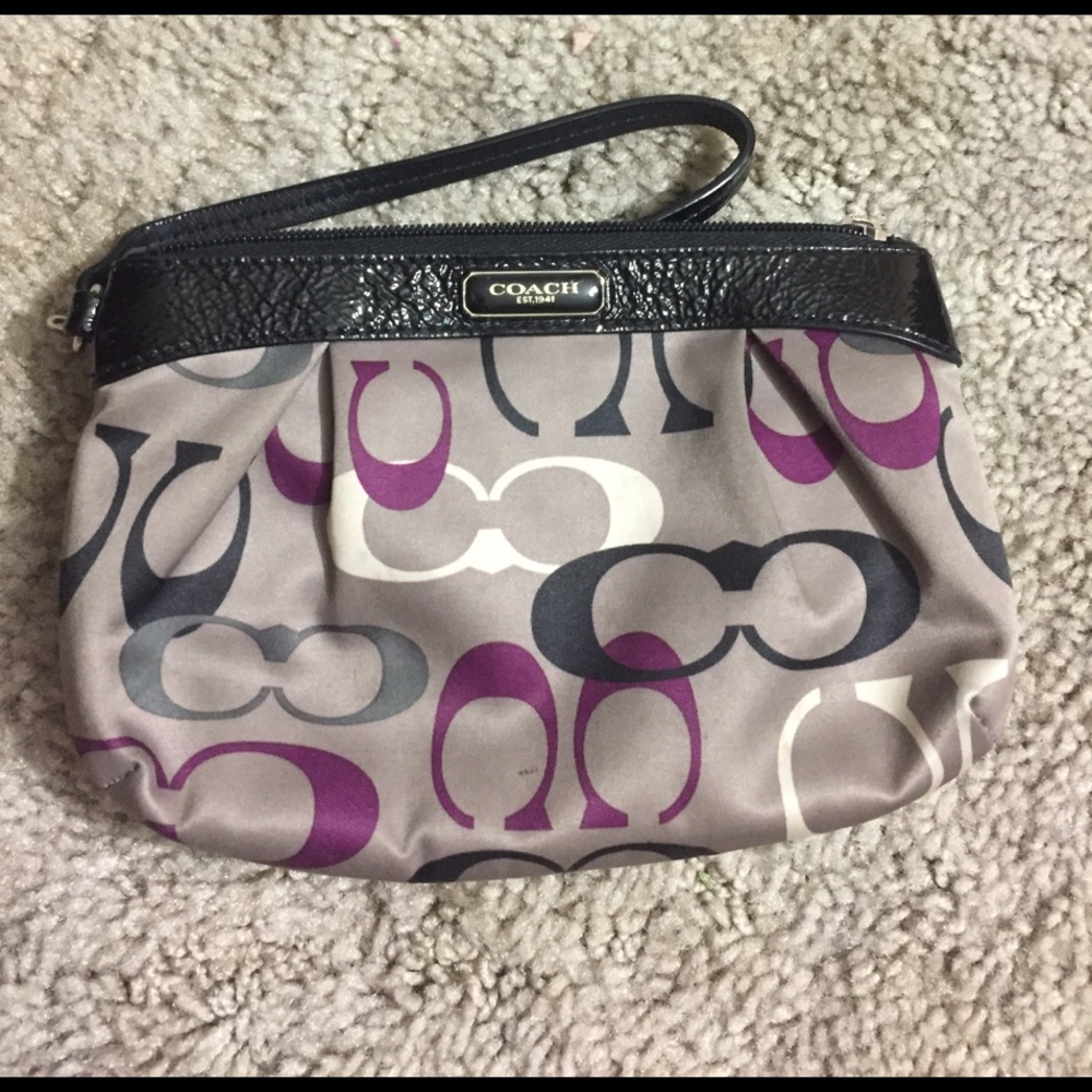 Authentic coach wristlet