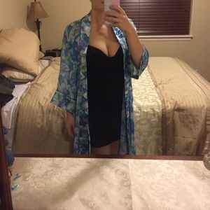 VINTAGE kimono style cover up