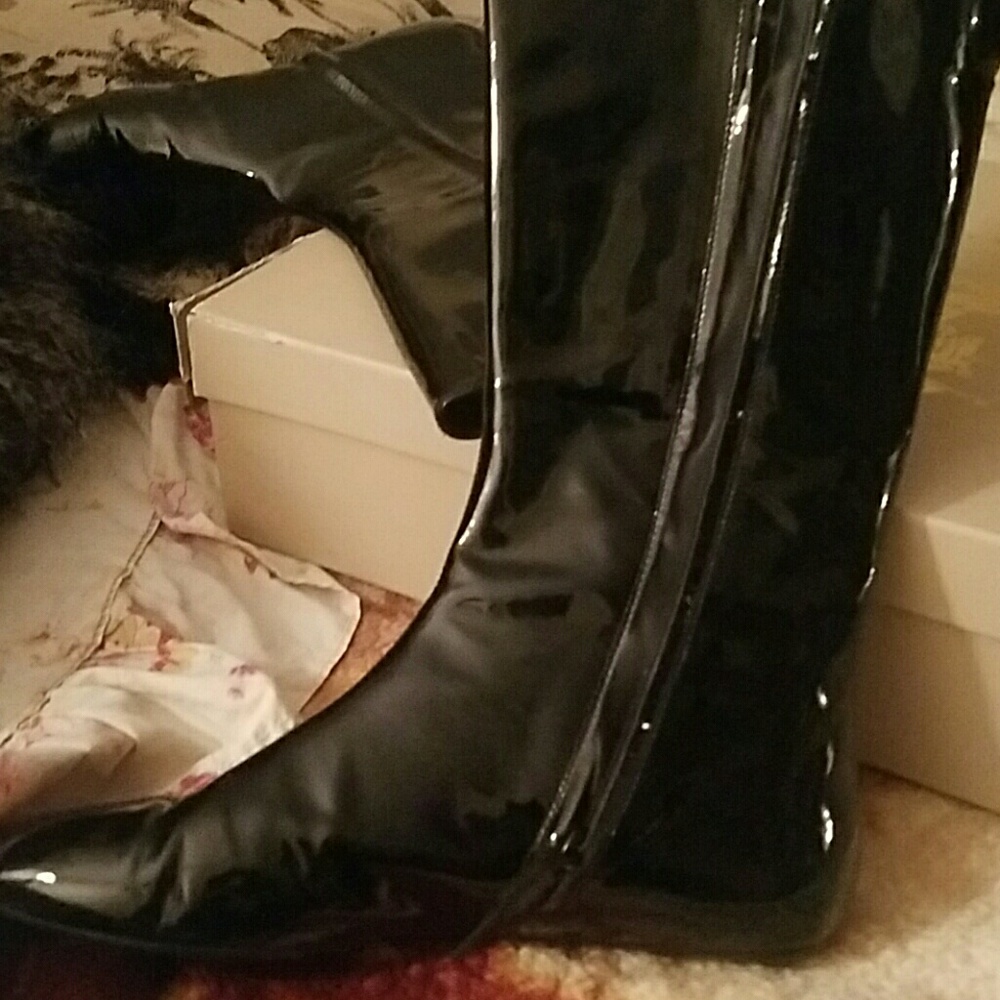 Under the knee boots.