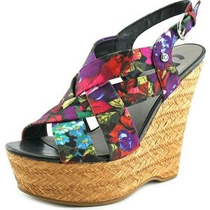 Guess Platform wedge sandals