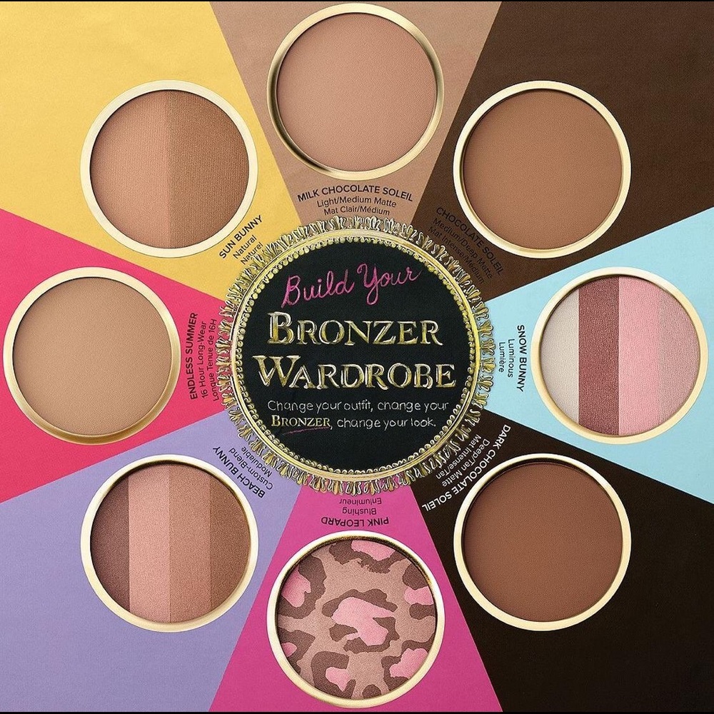 Makeup, Two Faced, Book of Bronzers