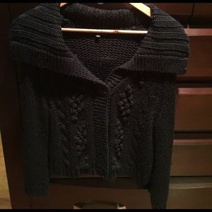 Black short sweater from Express