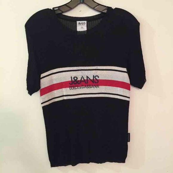 Dolce & Gabbana Black, Red,and White Blouse - Picture 1 of 3