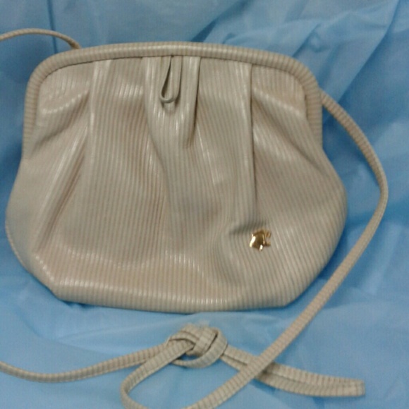 BAGHEERA BEIGE LEATHER CROSSBODY PURSE - Picture 2 of 6
