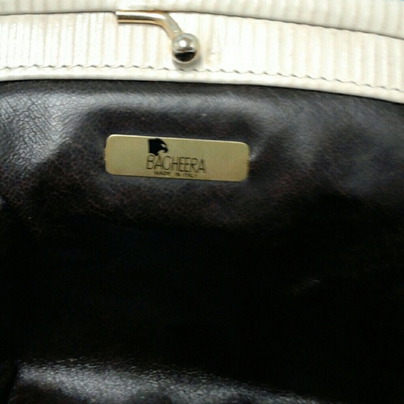 BAGHEERA BEIGE LEATHER CROSSBODY PURSE - Picture 5 of 6