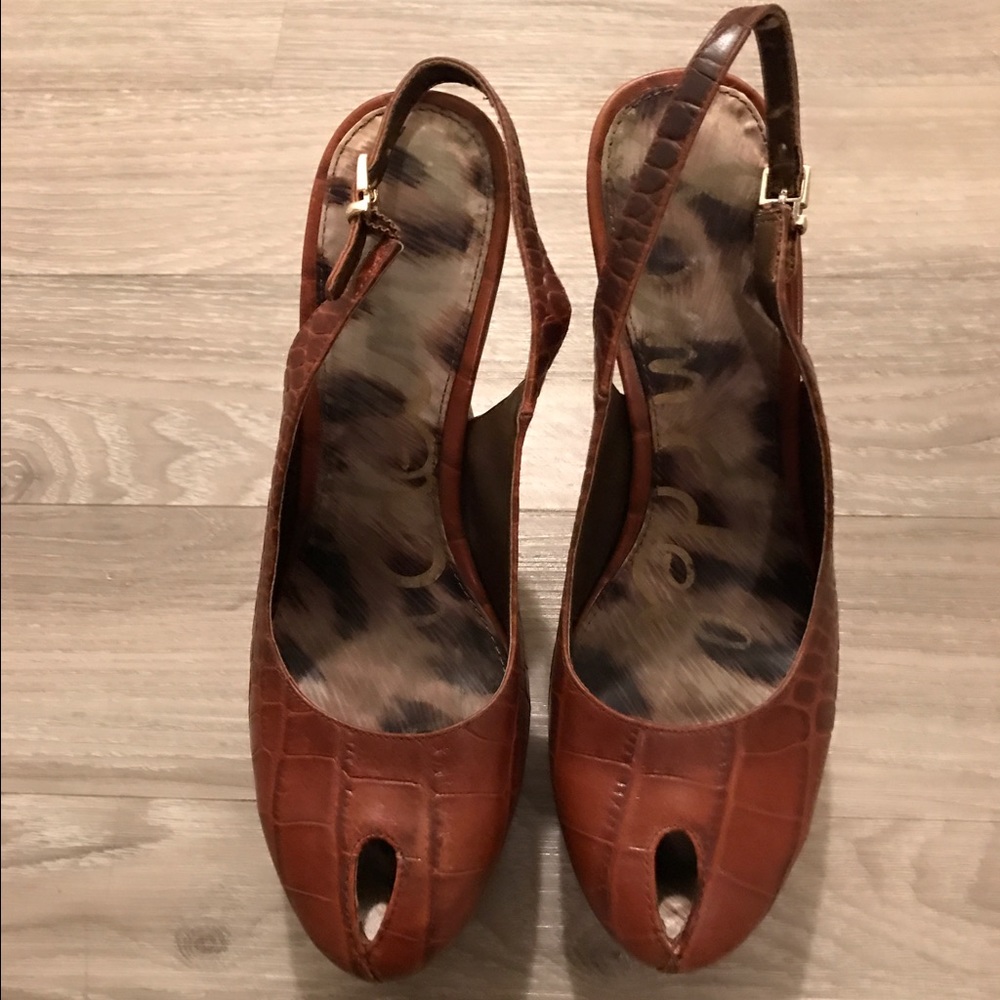 Sam Edelman Slingback Platform Size 6.5