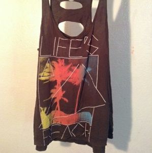 Life's a BEACH- Tank top