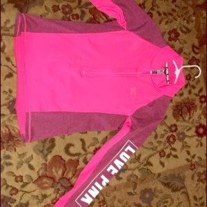 victoria secret pink pull over!