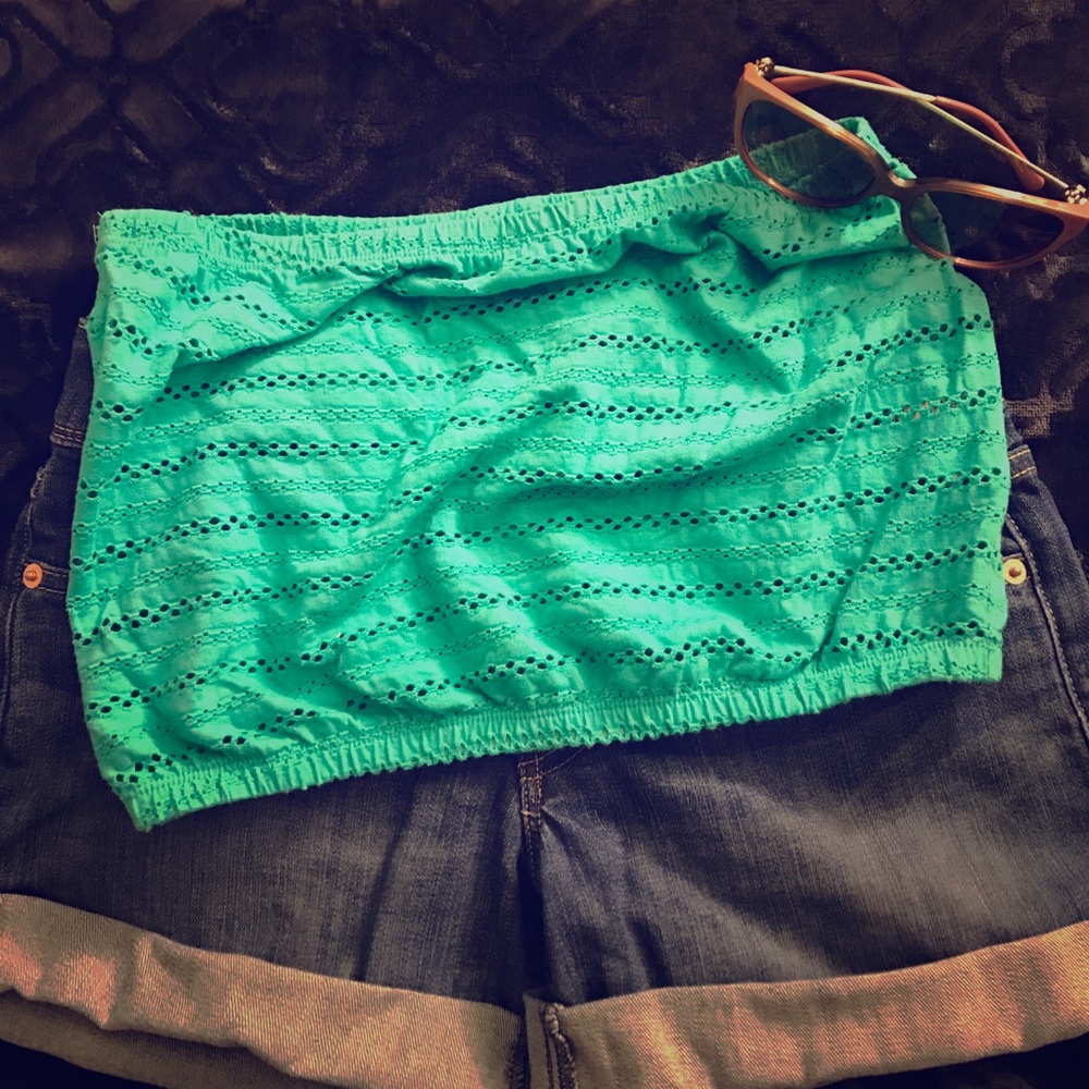 Urban Outfitters Eyelet Crop Top