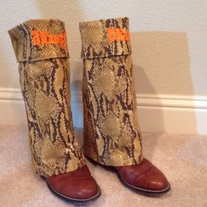 Western country boot rugs