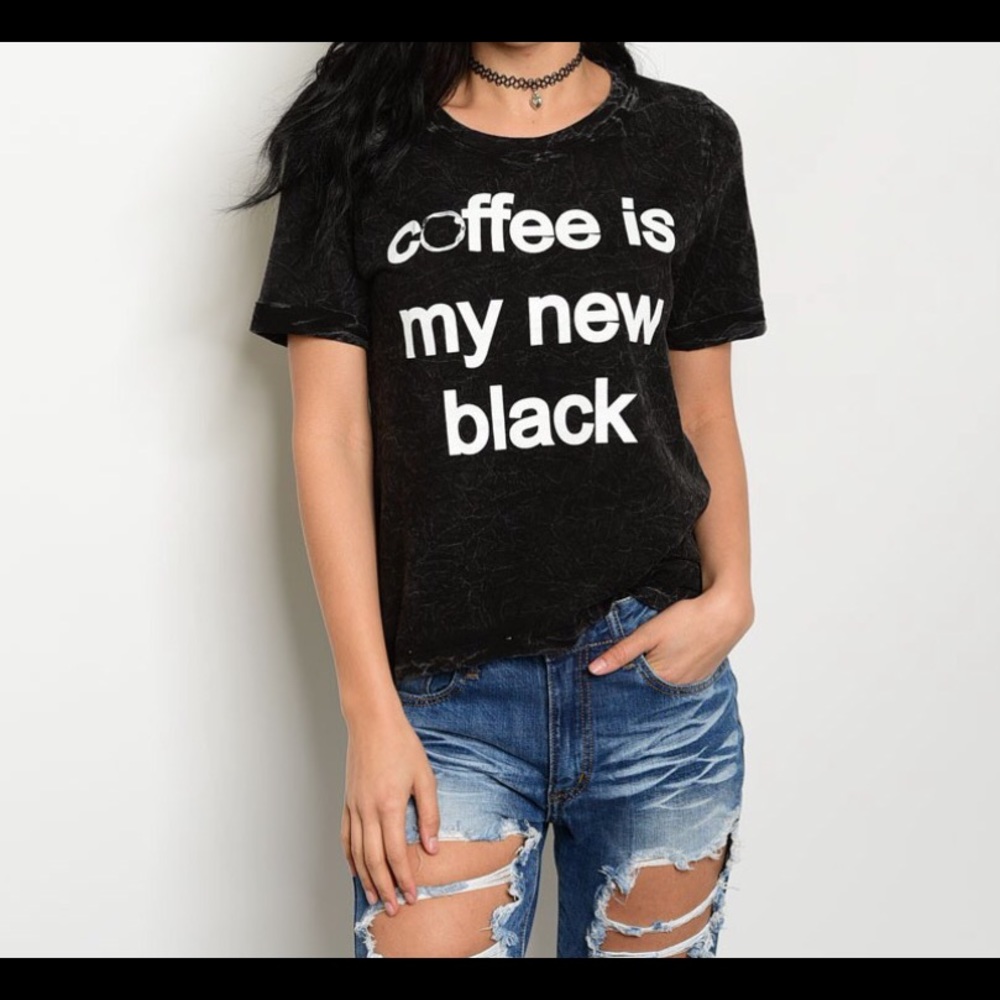 Coffee is the new black Tee