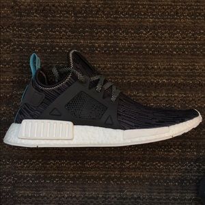 Adidas NMD XR1 Primeknit Glitch Black/Blue US11