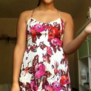 Short floral dress