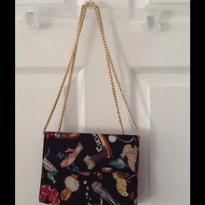 Nicole Miller Vintage  Silk cross body bag