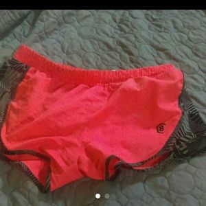 Pink althletic shorts